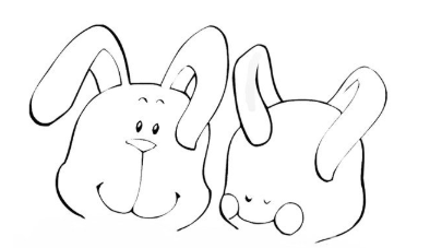 简笔画：活跃的龙虾和小兔子的绘画步骤