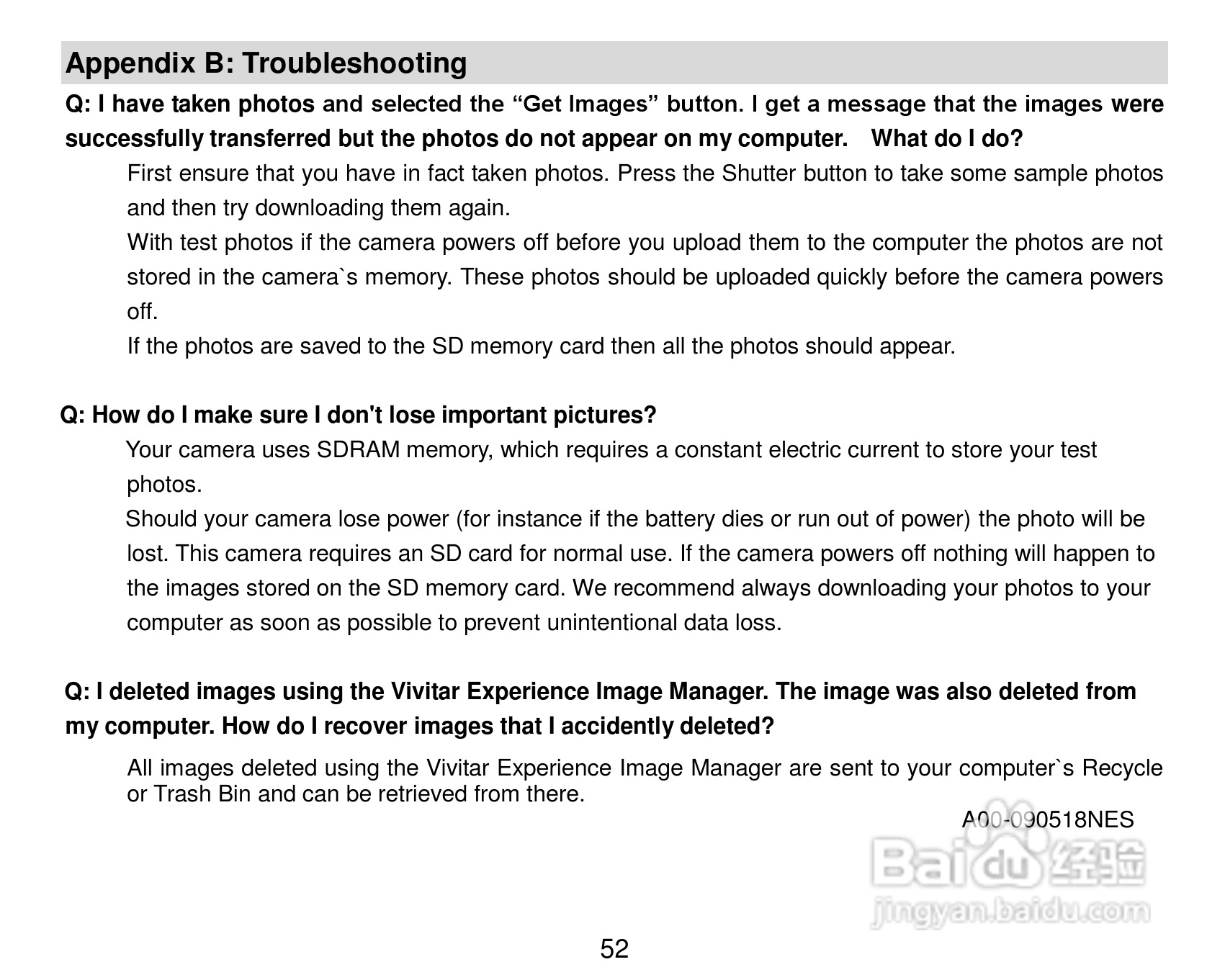 威达ViviCam X024数码相机使用说明书:[6]