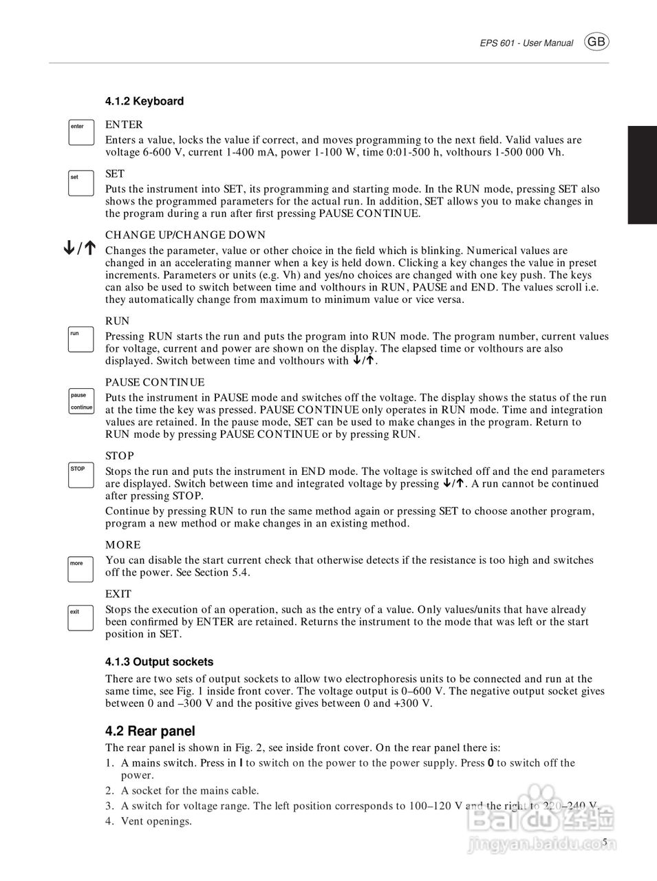 Amersham-eps601电源使用说明书:[1]