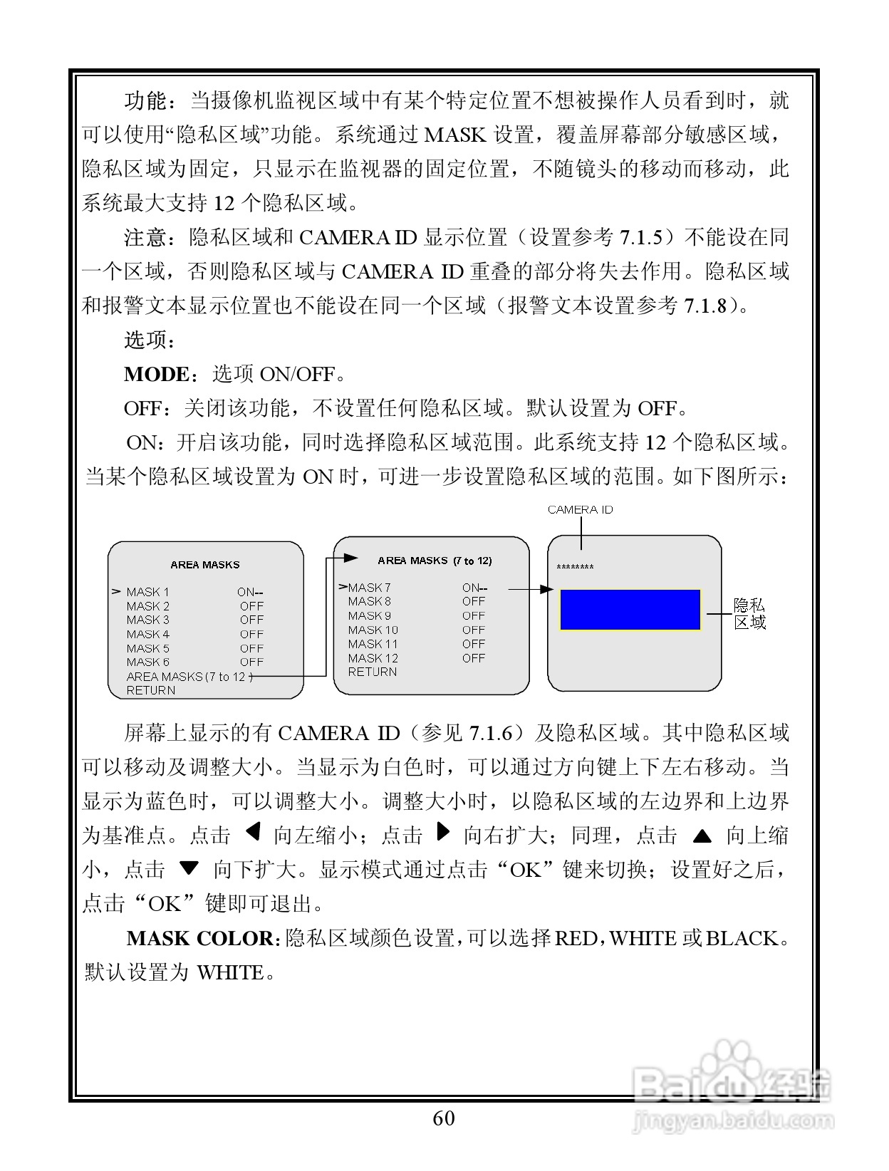 V6103-N 系列宽动态彩色网络摄像机说明书:[7]