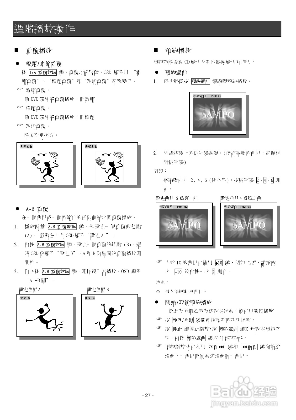 声宝DV-M28型DVD播放机说明书:[2]