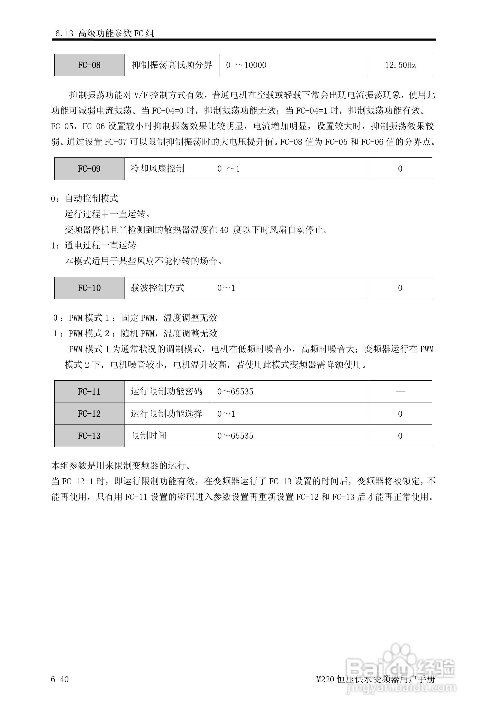 易驱M220-4T0930FPVER0M00变频器使用说明书:[8]
