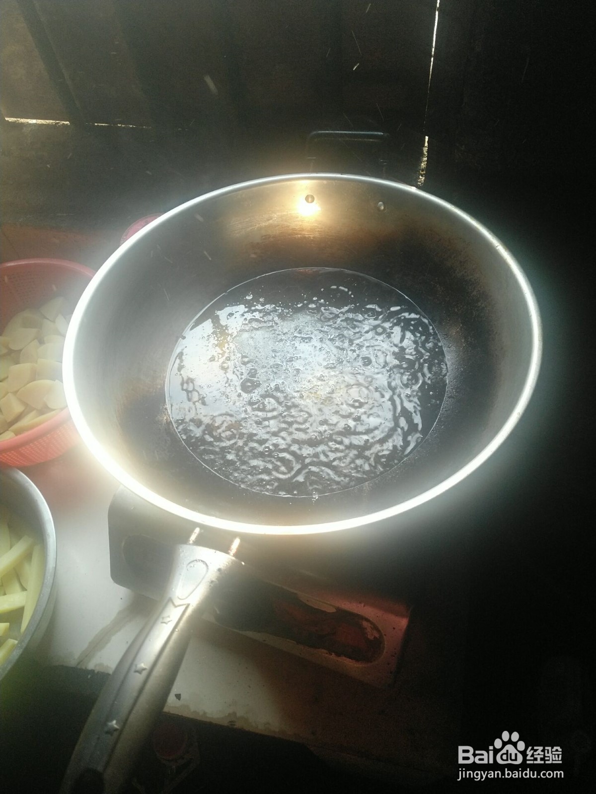 在家自制炸土豆条