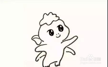 萌萌哒胡巴简笔画
