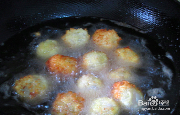 香酥荔枝丸子的做法