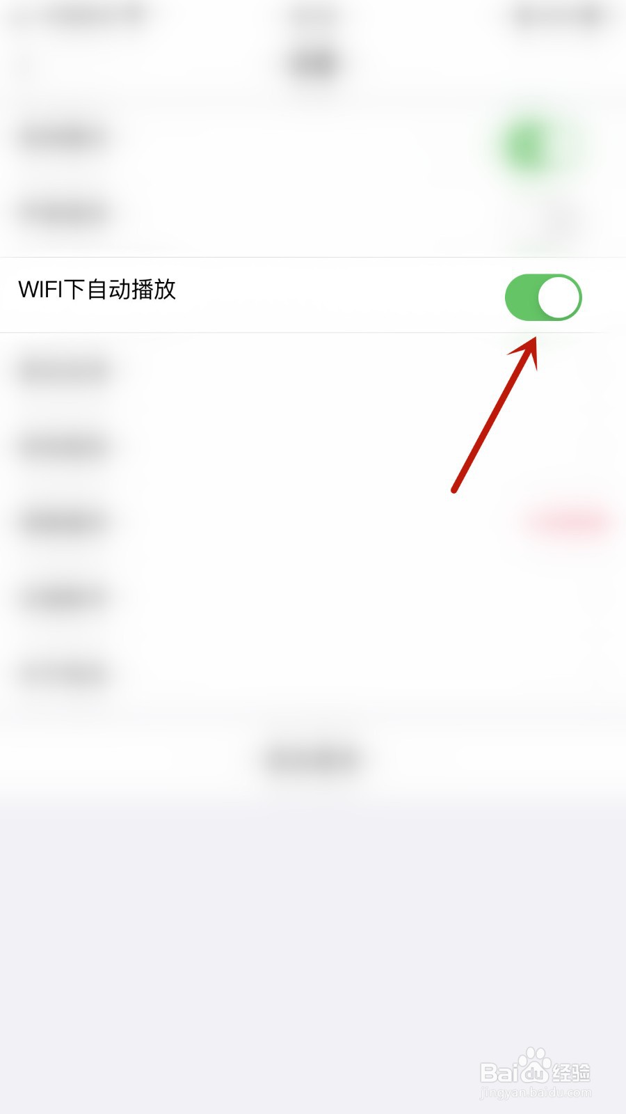 段友如何关闭WIFI下自动播放