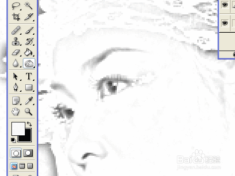 Photoshop将美女照片打造速写效果？