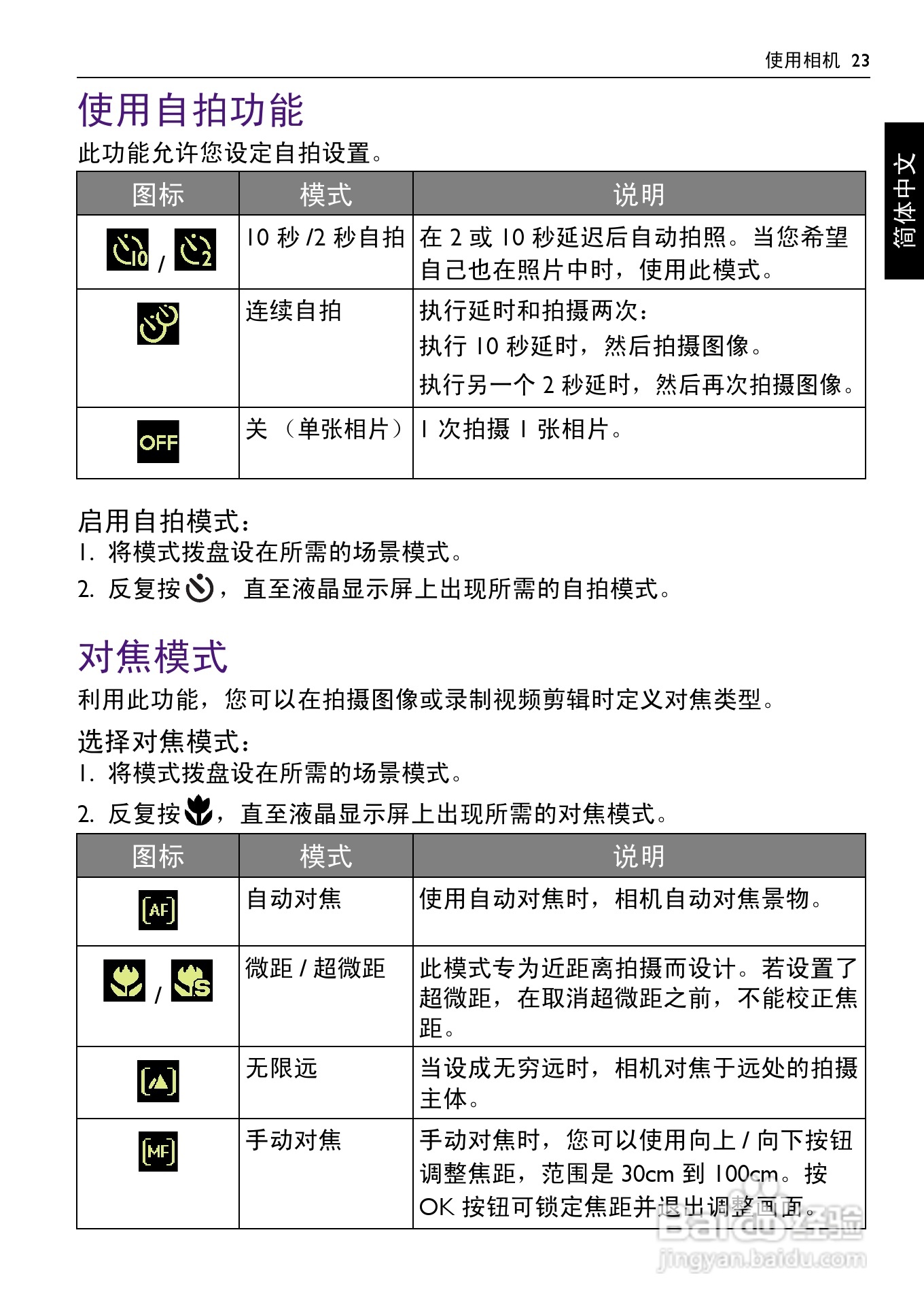BENQ GH650数码相机说明书:[3]