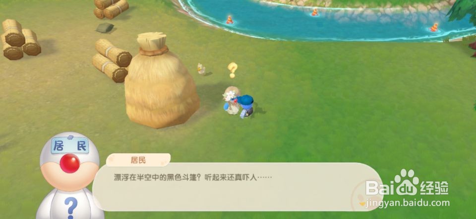 摩尔庄园照片上神秘黑影事件！
