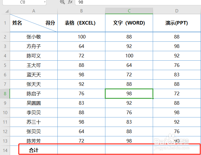 Excel怎么快速求和？