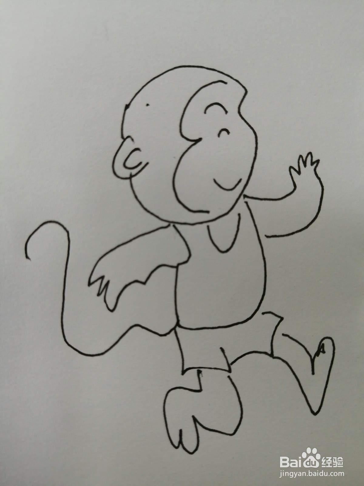 <b>奔跑的小猴子怎么画</b>