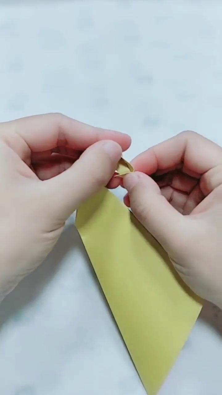 亲子手工小鸟折纸怎么做