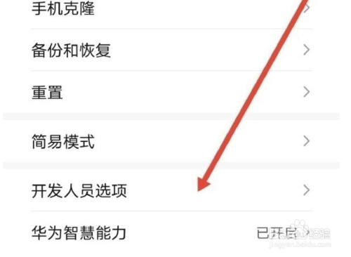 华为mate30开发者选项怎么打开?