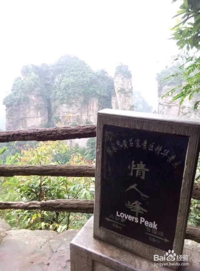 张家界的旅游景点所记