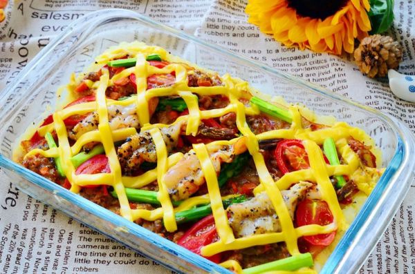 芝士焗千层牛肉土豆泥