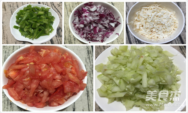 马其顿Shopska Salad