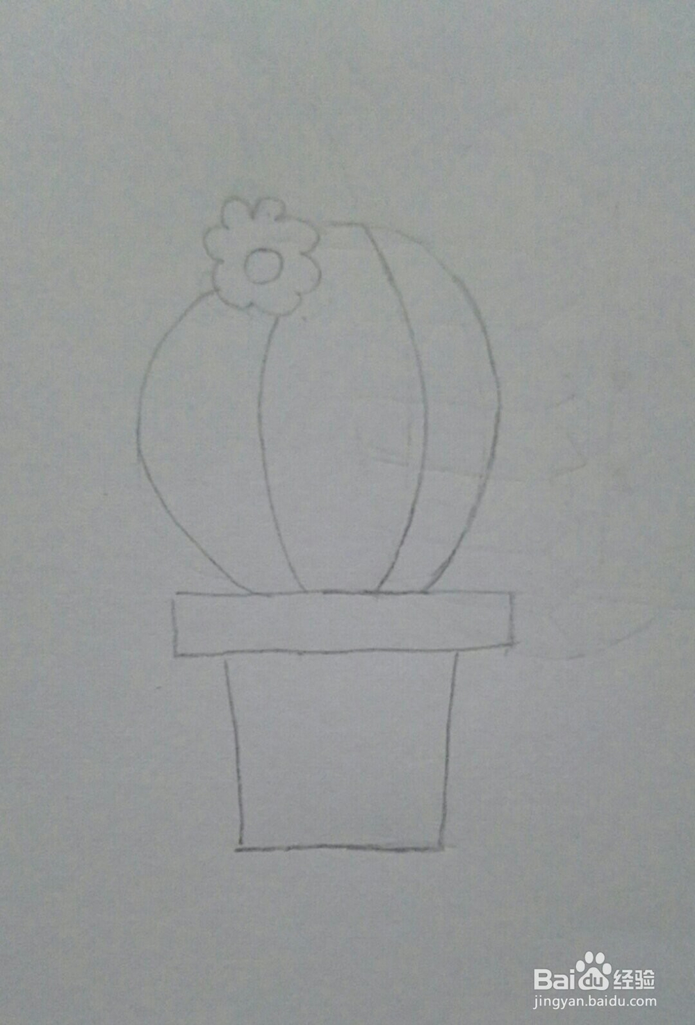 仙人掌的简笔画法