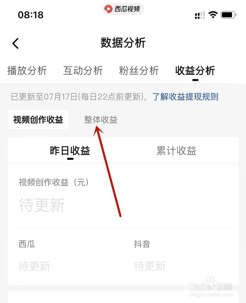 西瓜视频整体收益在哪里