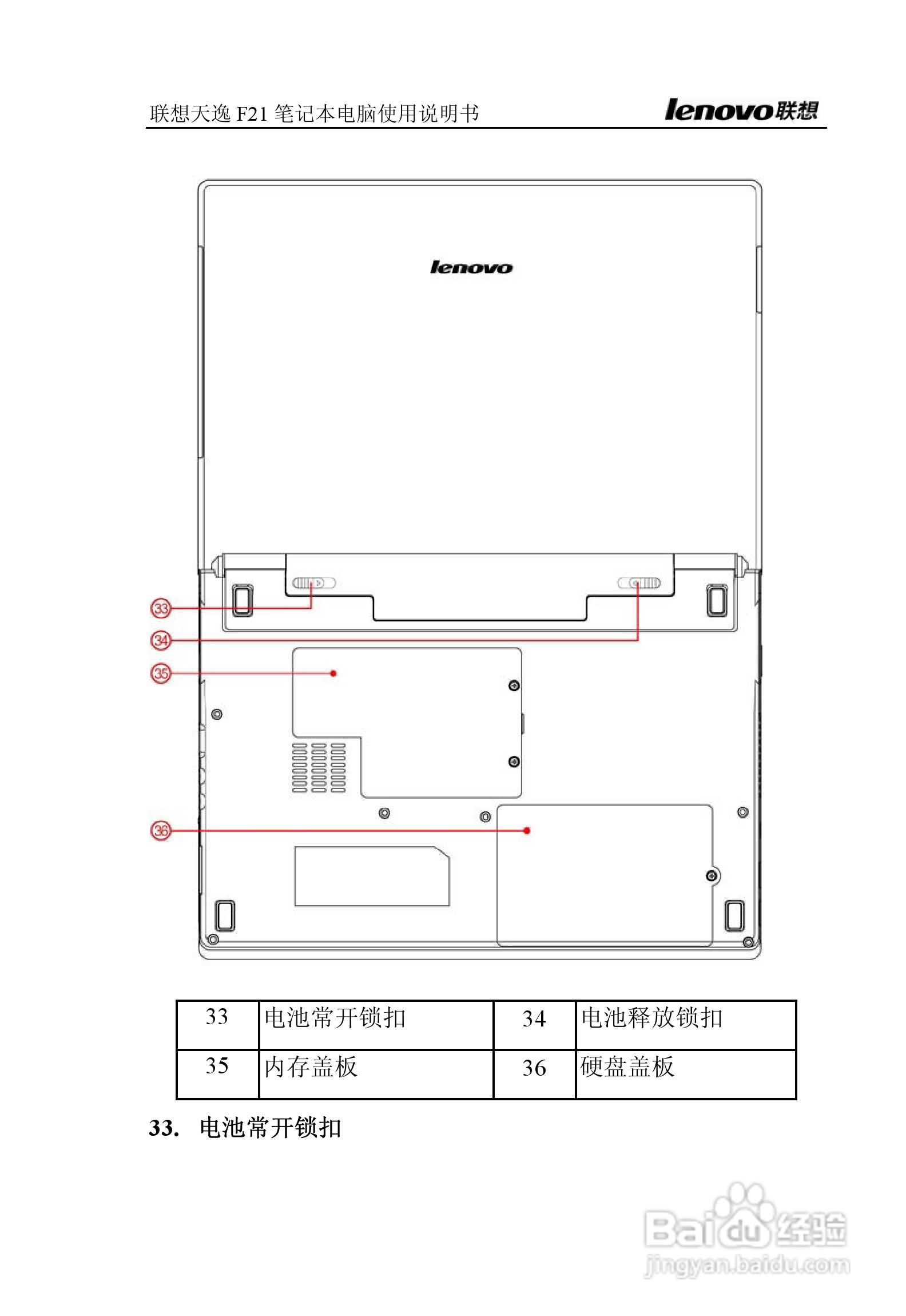联想天逸F21笔记本电脑使用说明书:[2]