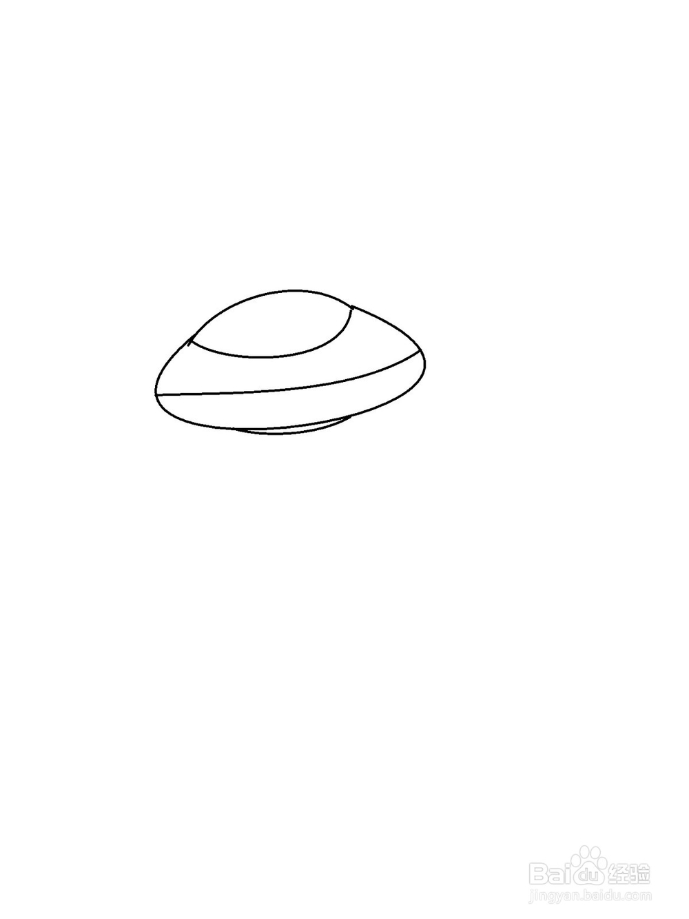 简单飞碟的画法