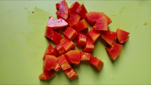 牛奶红枣炖木瓜