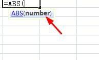 Excel如何取绝对值