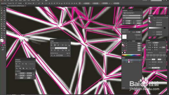 PS与AI结合把人物转为低多边形肖像