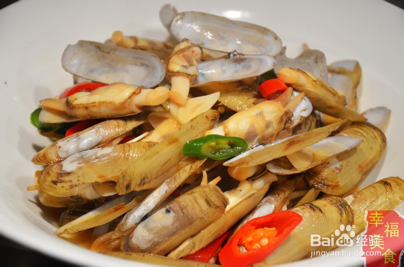 幸福美食:教你如何做姜葱炒海蜆
