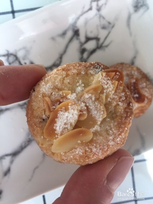 核桃杏仁雪花酥饼的做法 百度经验