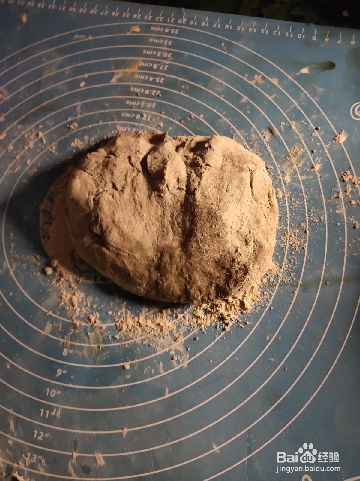 四季豆干菜荞麦饼