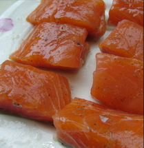 柠汁香烤三文鱼