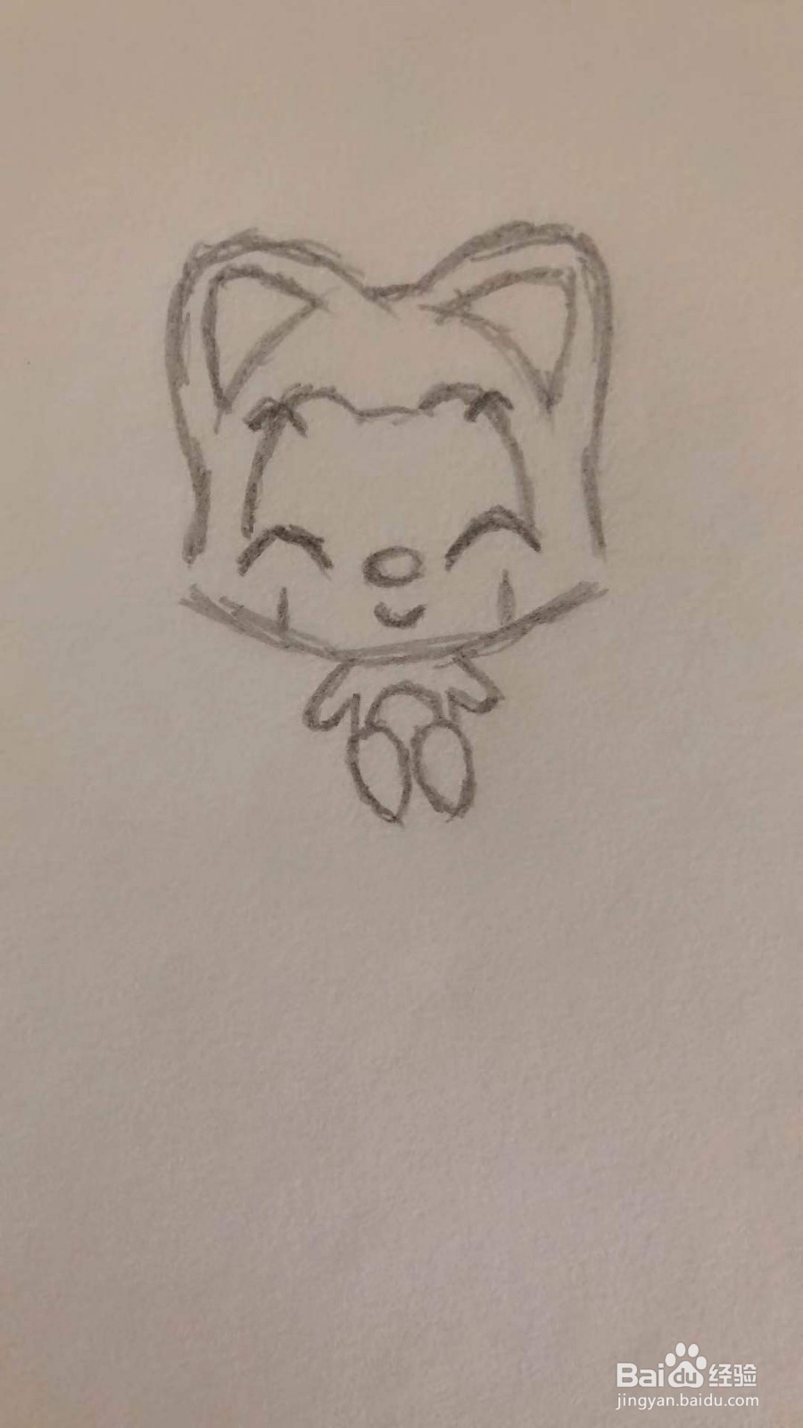 简笔画可爱的阿狸