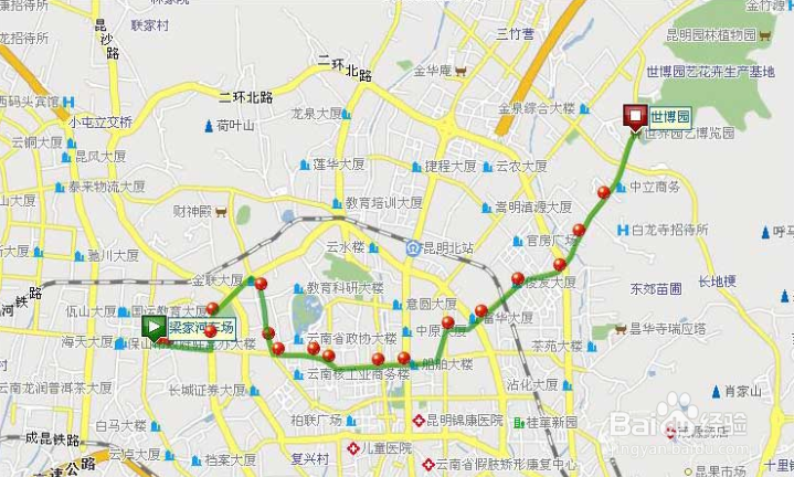 昆明公交——69路公交车乘坐攻略