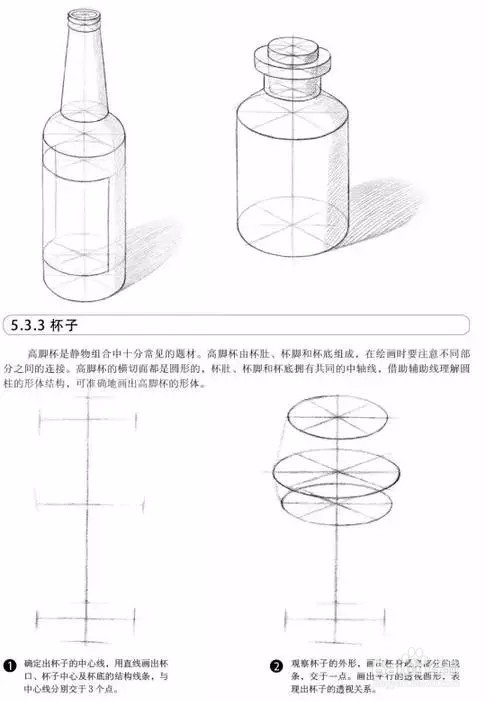 素描静物器皿怎么画呢