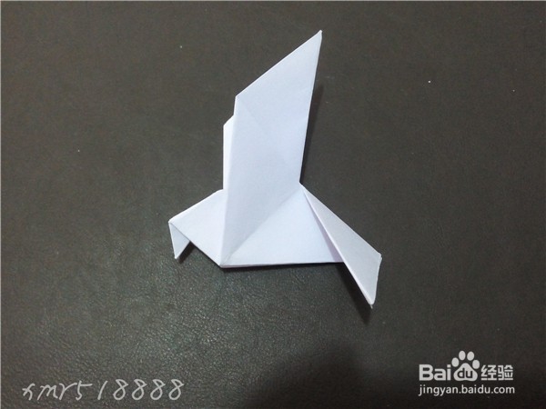 亲子手工折纸-和平鸽