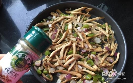 微波炉版香烤杏鲍菇的做法