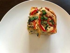 蘑菇鸡肉糕的做法