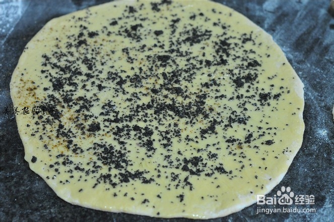 家庭版千层芝麻红薯饼