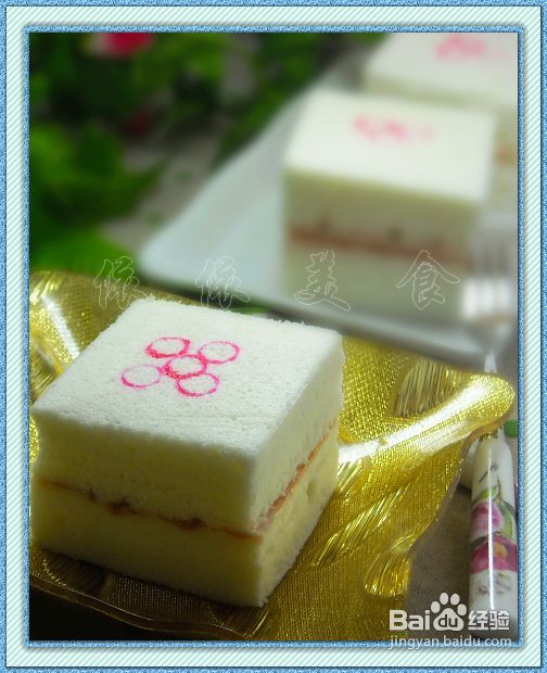 用剩的蛋白如何利用?---清香蛋白蛋糕