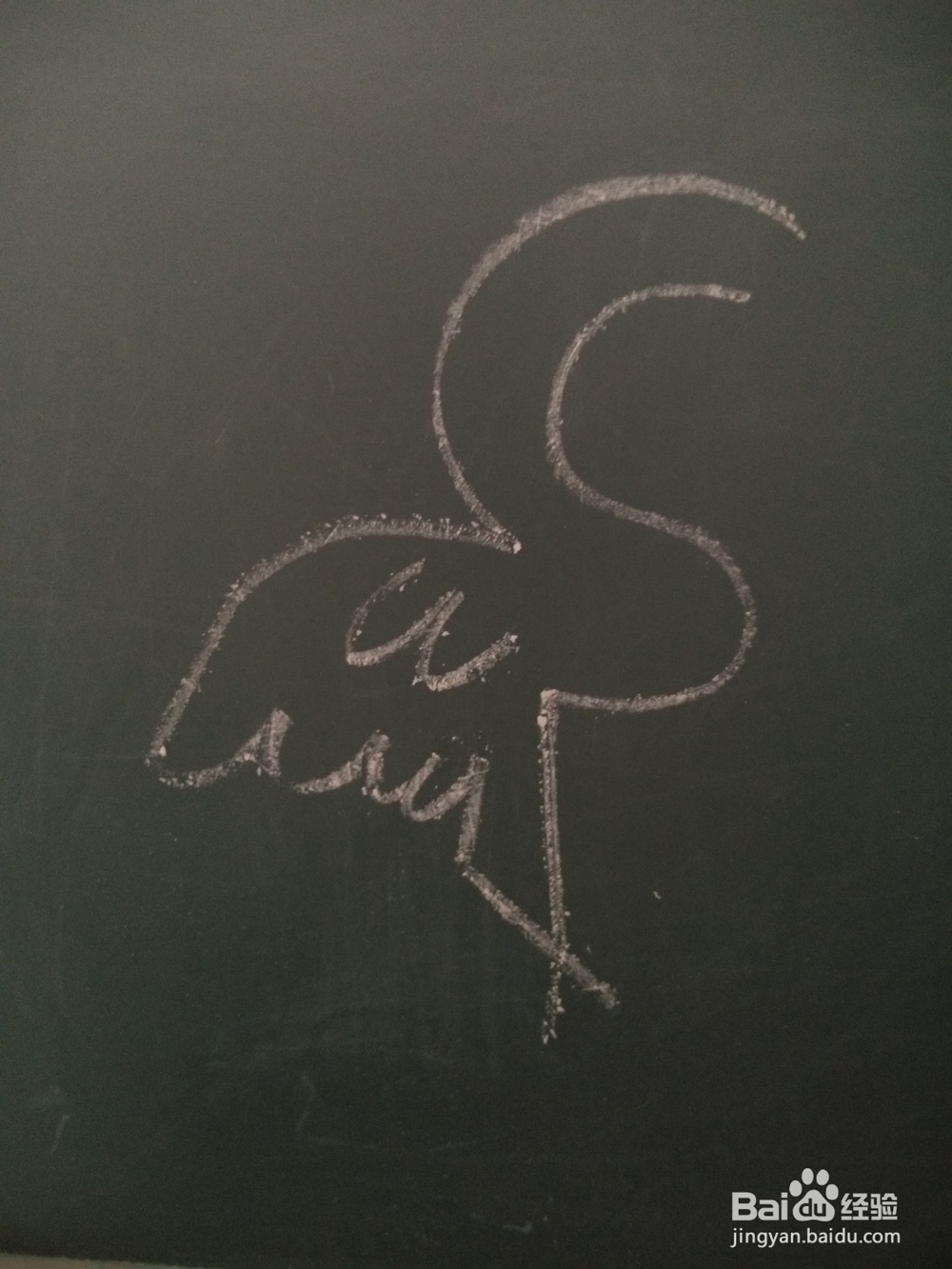 火烈鸟的简笔画法