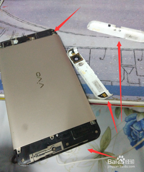 图示简单拆除(步步高)Vivo Y37手机拆机教程简介