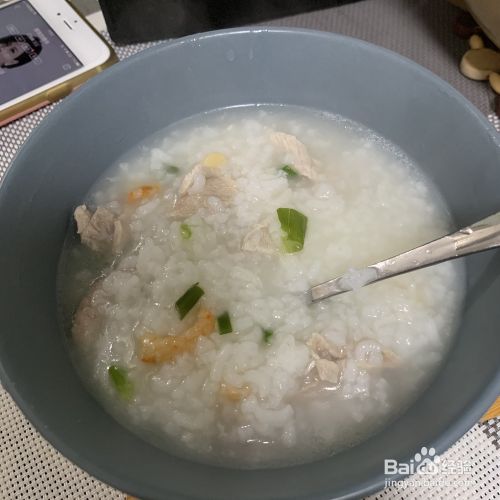 怎么简单的做瑶柱虾米瘦肉粥?