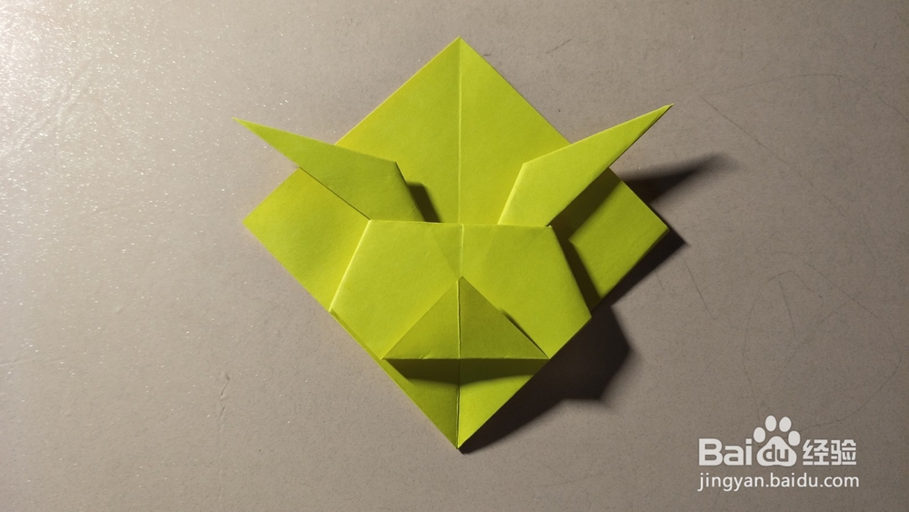 折纸：比卡丘书签折纸教程图解