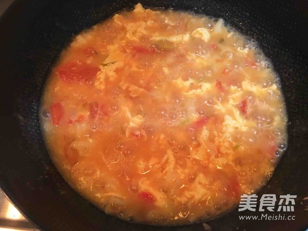西红柿鸡蛋疙瘩汤