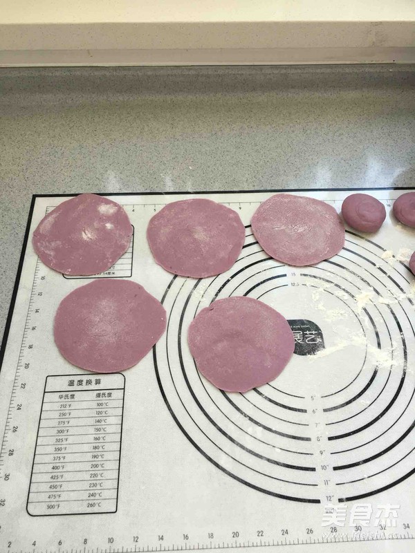 紫薯玫瑰花馒头