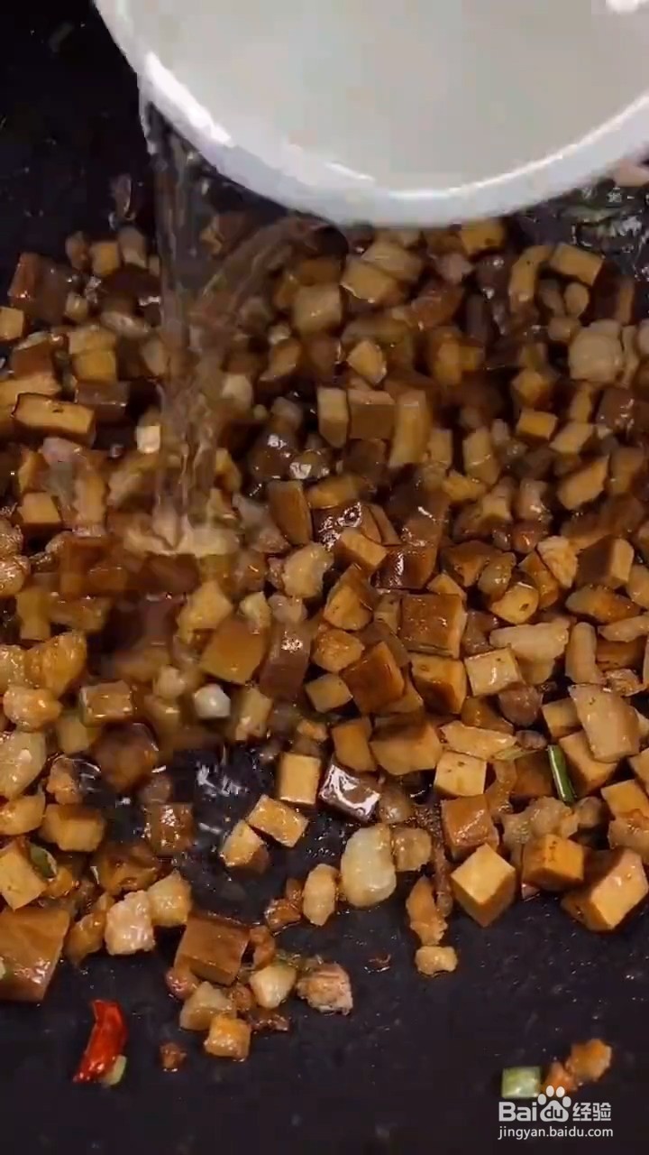 怎么做香干炒肉