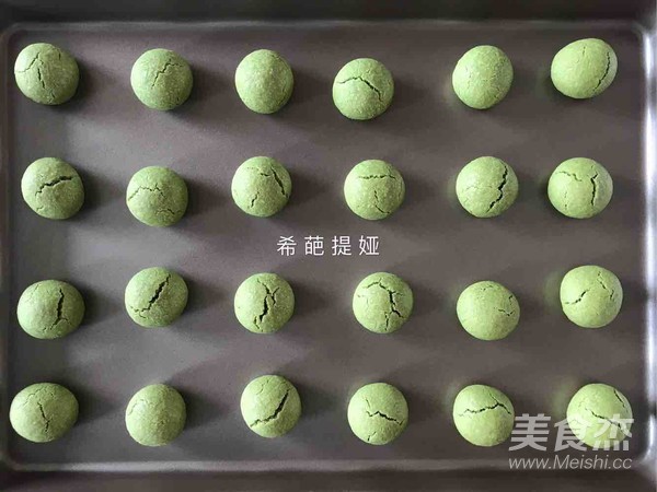 抹茶莎布雷酥球
