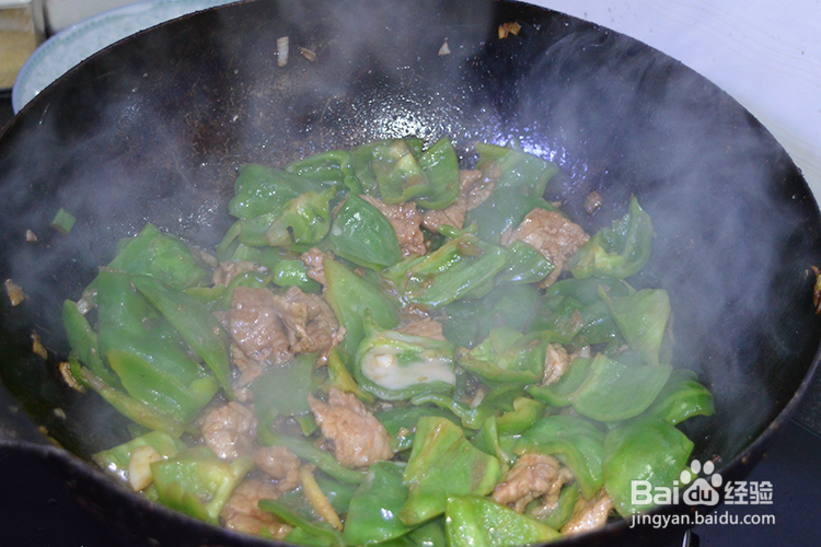 青椒炒肉片的做法