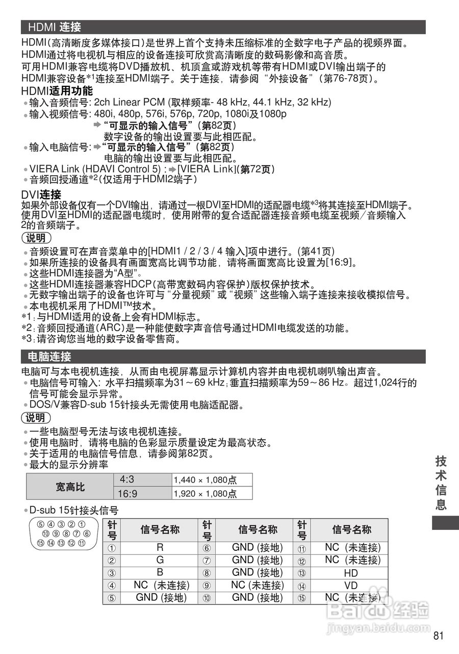 松下TH-P55VT31C等离子彩电使用说明书:[9]