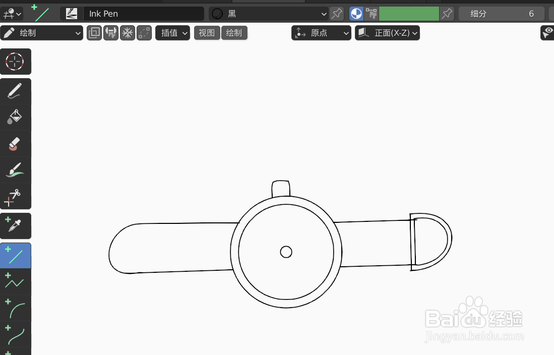 如何使用blender2.9快速设计手表2D简图模型